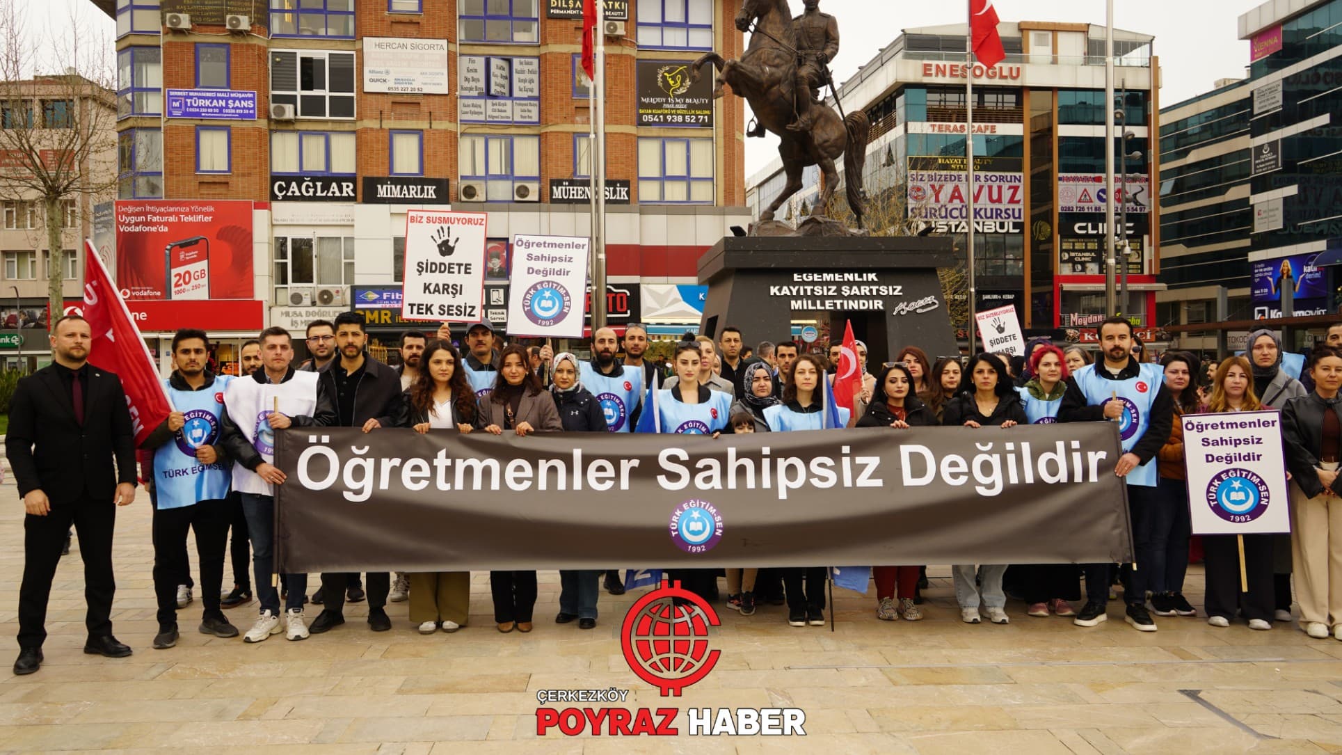 ÇERKEZKÖY TÜRK EĞİTİM-SEN'DEN BASIN AÇIKLAMASI