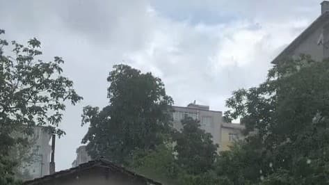 Çerkezköy’de Sağanak Yağmur Başladı